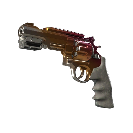 StatTrak™ R8 Revolver | Fade (Well-Worn)
