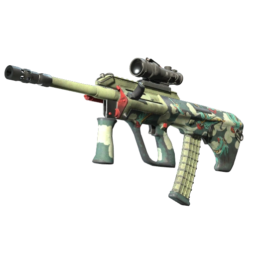 StatTrak™ AUG | Fleet Flock (Well-Worn)