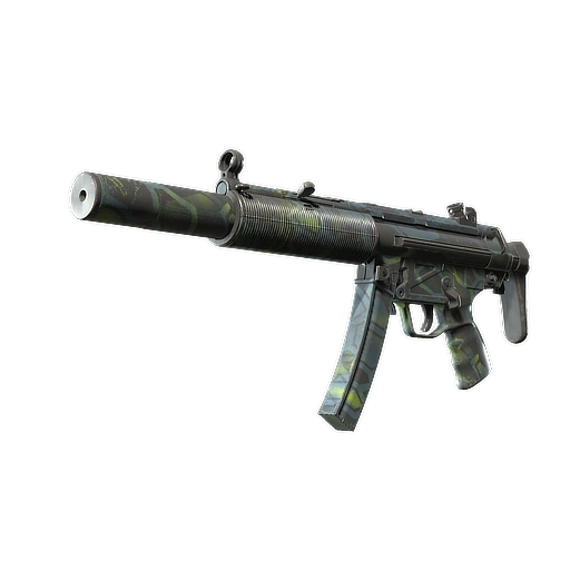 MP5-SD (Souvenir) | Lindgrünes Hexagon (Abgenutzt)