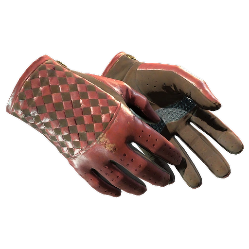 ★ Driver Gloves | Crimson Weave (Well-Worn)