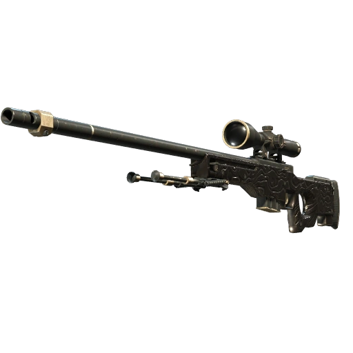 AWP | Black Nile (Well-Worn)