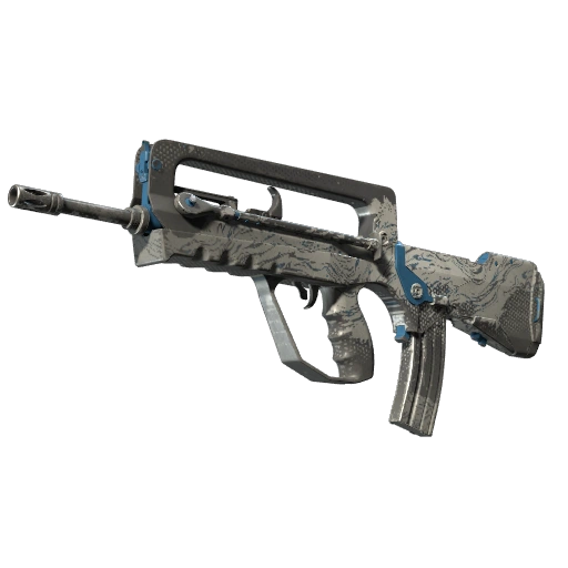 FAMAS | Halftone Wash (Well-Worn)