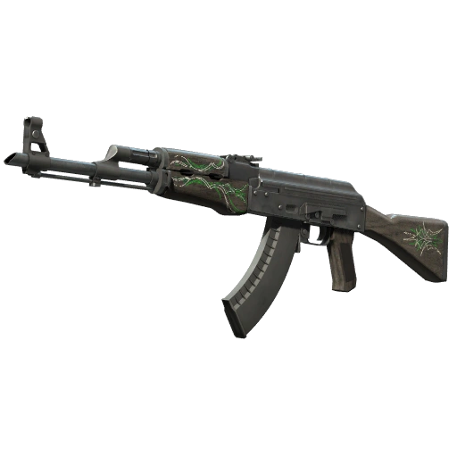 AK-47 | Emerald Pinstripe (Well-Worn)
