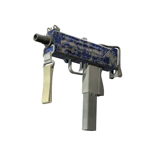 MAC-10 | Lapis Gator (Battle-Scarred)