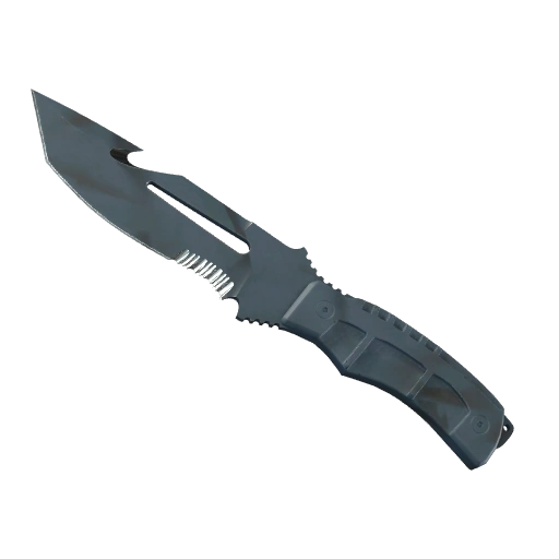 ★ Survival Knife | Night Stripe (Well-Worn)
