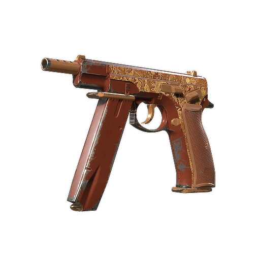 CZ75-Auto | Honey Paisley (มีรอยถลอกอย่างมาก)