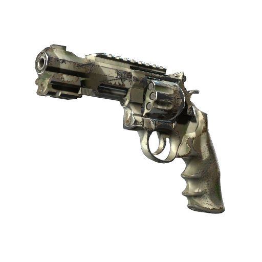 Souvenir R8 Revolver | Bone Mask (Well-Worn)