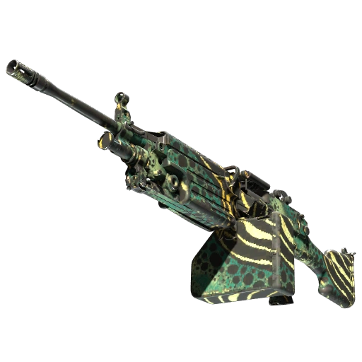 M249 | Emerald Poison Dart (Meget slidt)