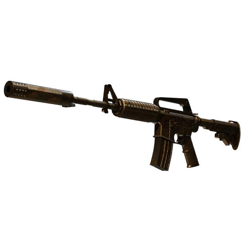 M4A1-S | Mud-Spec (戦いで傷ついた)
