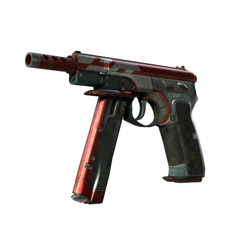 CZ75-Auto | Czerwony astor (po ciężkich walkach)