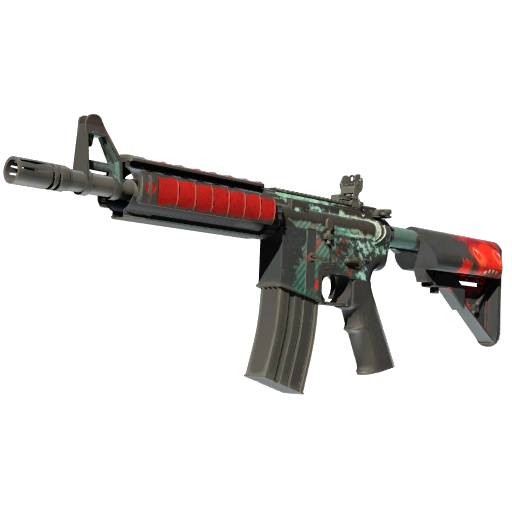 M4A4 | 총알 세례 (전투로 닳고 닳은)