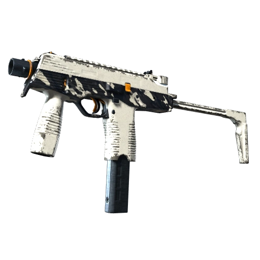MP9 | Arktyczny trójbarwny (mocne zużycie)