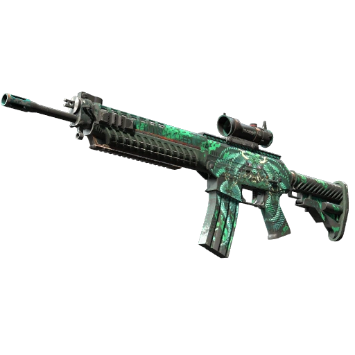 StatTrak™ SG 553 | Dragon Tech (Field-Tested)