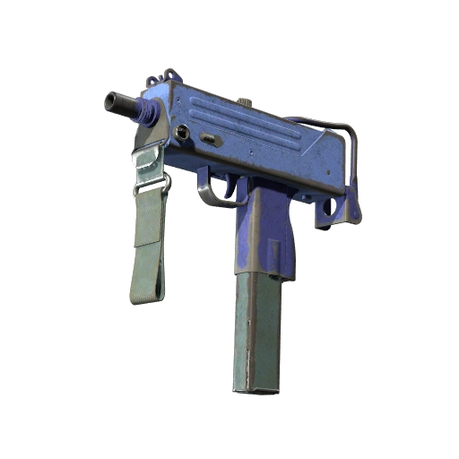 MAC-10 | Indigo (Battle-Scarred)