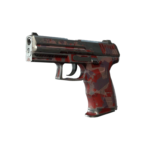 P2000 | Red FragCam (Poničený bojem)