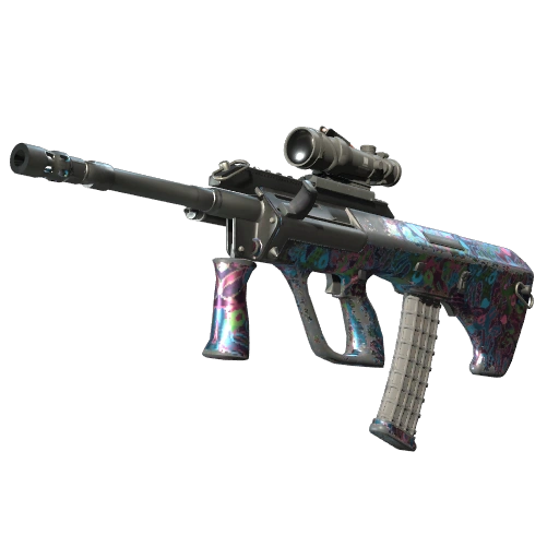 StatTrak™ AUG | Death by Puppy (Well-Worn)