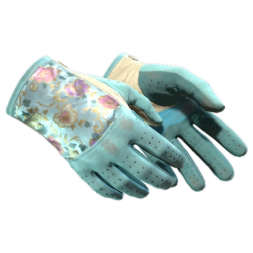 ★ Driver Gloves | Brocade Flowers (Well-Worn)