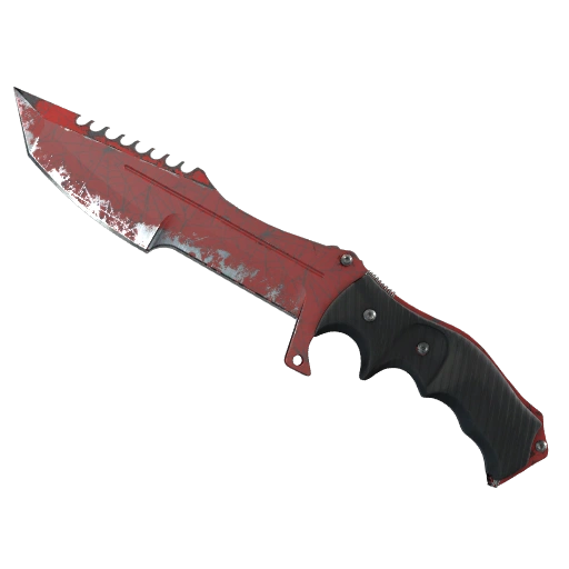 ★ Huntsman Knife | Crimson Web (Well-Worn)