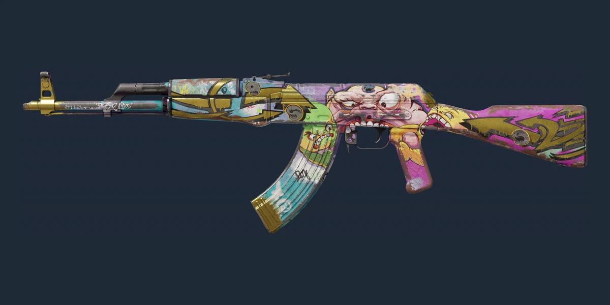 Souvenir AK-47 | B the Monster (Battle-Scarred) preview