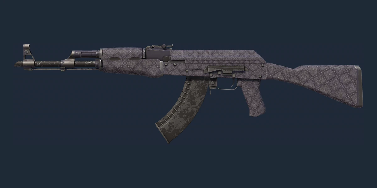 AK-47 | Baroque Purple (Well-Worn) preview