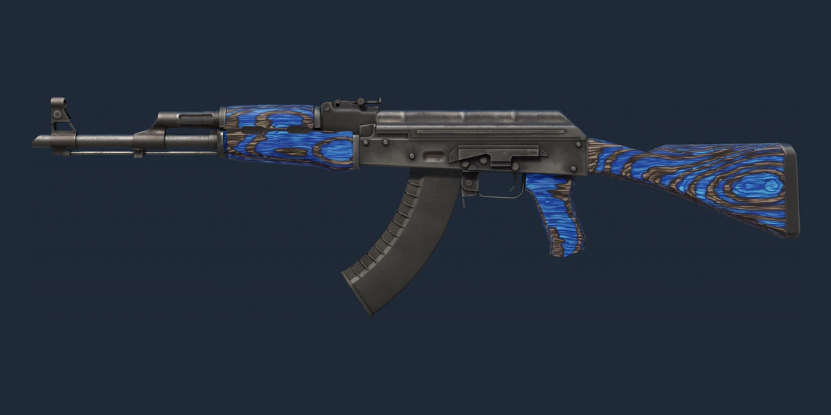 AK-47 | Blue Laminate (Well-Worn) preview