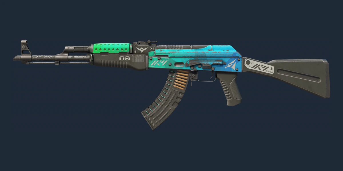 StatTrak™ AK-47 | Ice Coaled (Battle-Scarred) preview