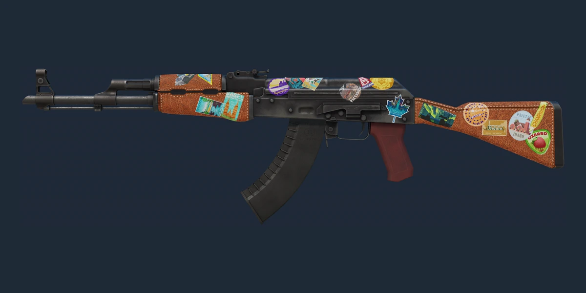 ตัวอย่าง AK-47 | Jet Set (มีรอยถลอกเล็กน้อย)