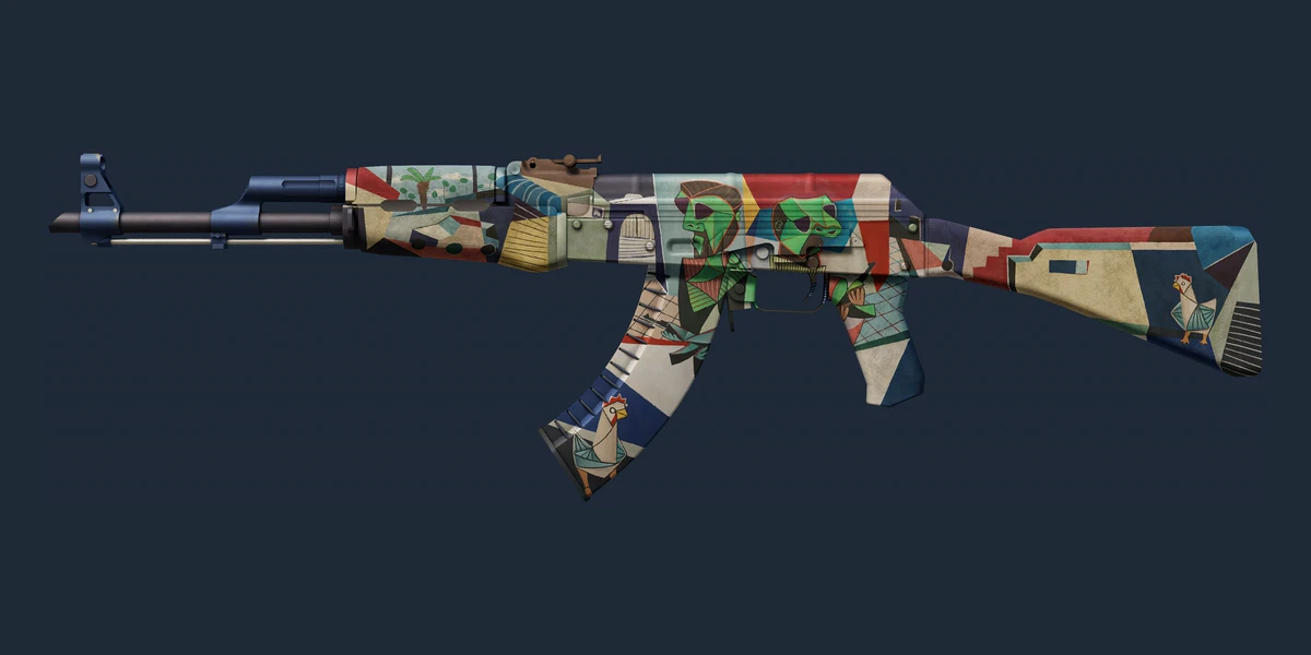 Forhåndsvisning af AK-47 | Leet Museo (Meget slidt)