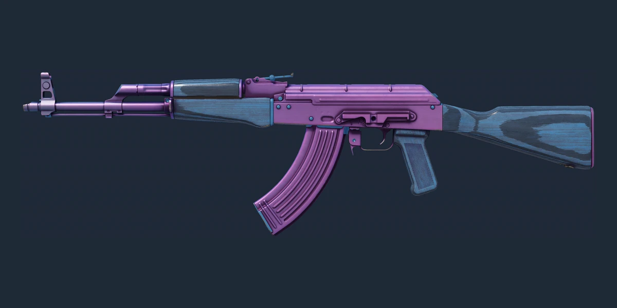 Forhåndsvisning af AK-47 | Midnight Laminate (Lidt slidt)