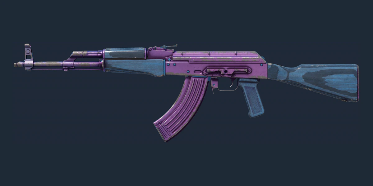 Previzualizare AK-47 | Midnight Laminate (Uzată)