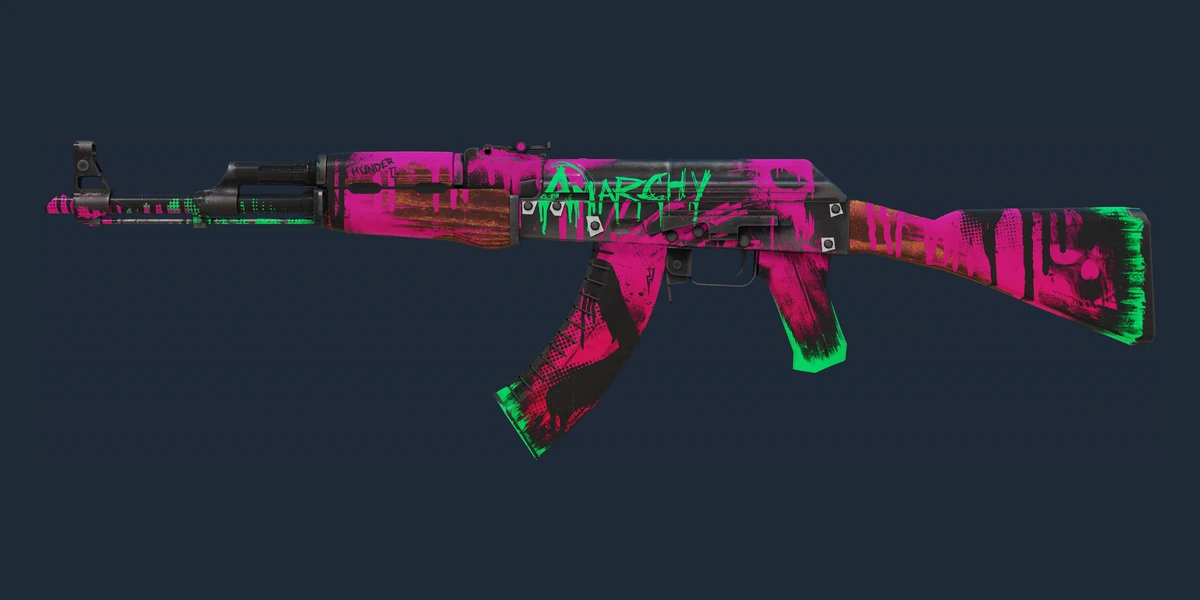 AK-47 | Neon Revolution (Well-Worn) preview