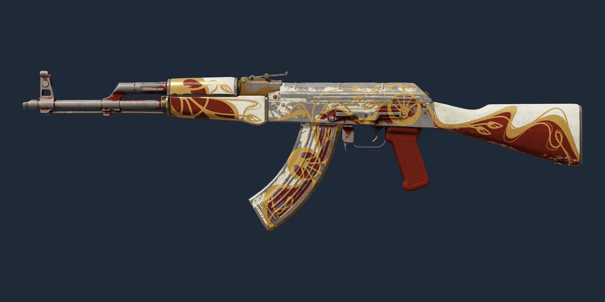 Vorschau von AK-47 | Nouveau Rouge (Kampfspuren)