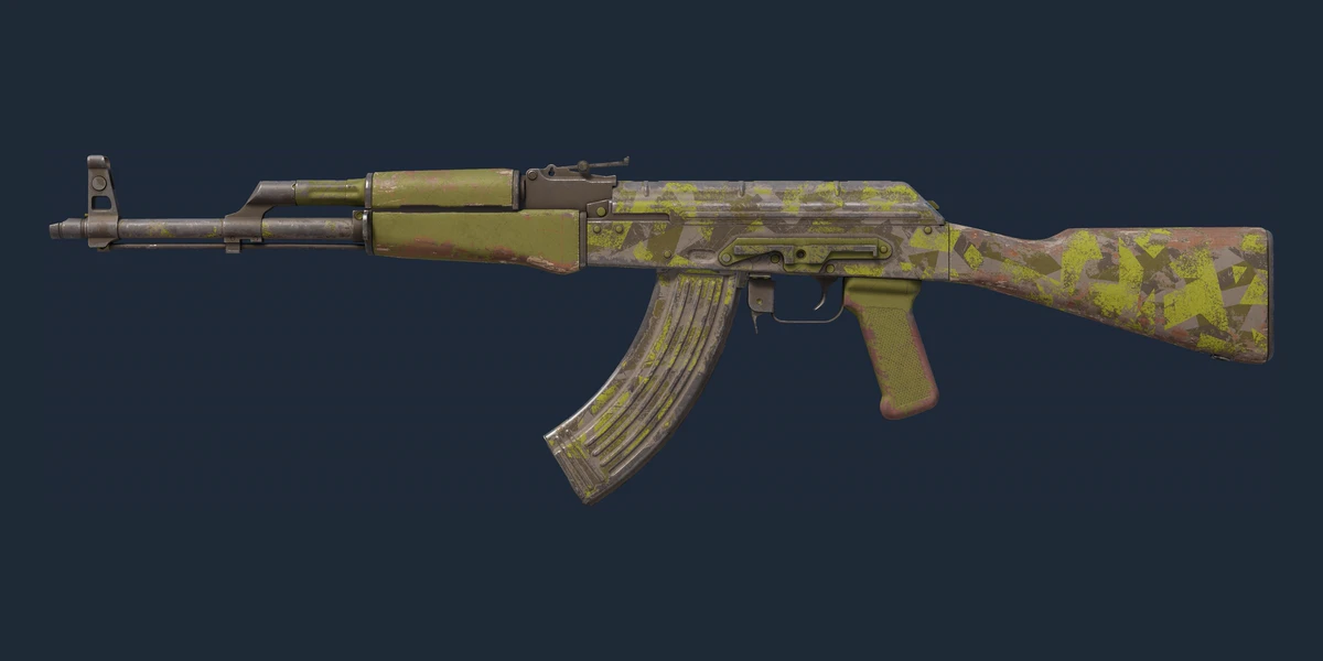 Förhandsvisning av AK-47 | Olive Polycam (Välanvänd)