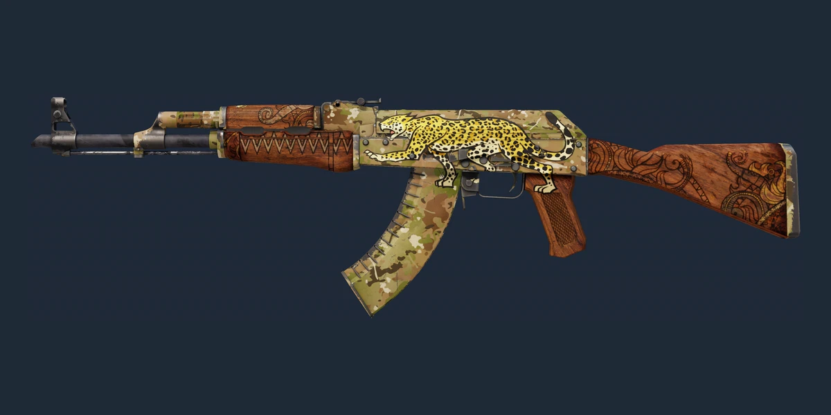 ตัวอย่าง AK-47 | Panthera onca (มีรอยถลอกอย่างมาก)