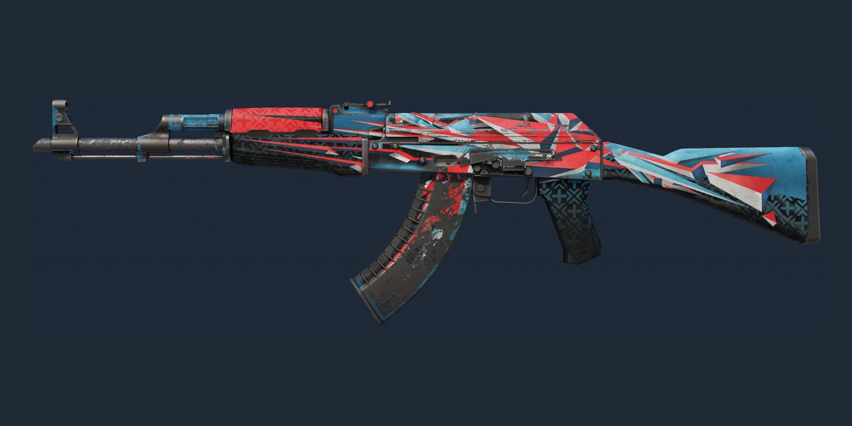 Предпросмотр: AK-47 | Буйство красок (Закалённое в боях)