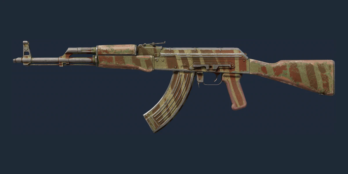 Souvenir AK-47 | Predator (Well-Worn) preview