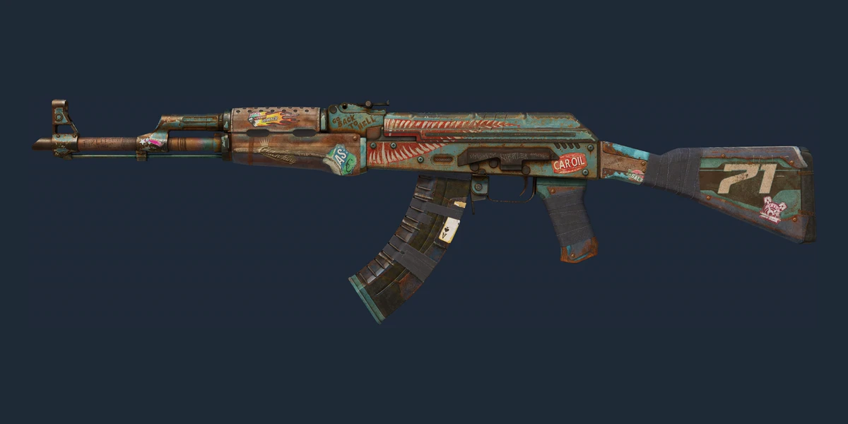 Anteprima di AK-47 | Rat Rod (Segnato dalle battaglie)
