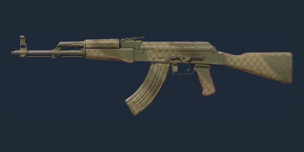 Podgląd: AK-47 | Siatka safari (po testach bojowych)