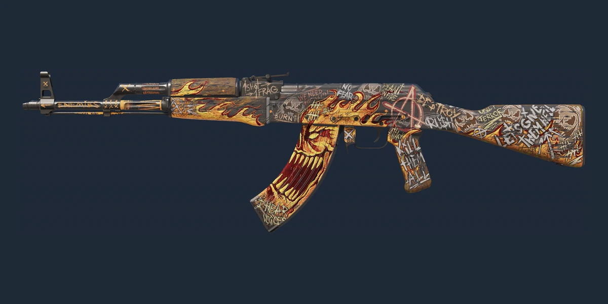 Náhled: AK-47 | Searing Rage (Lehce opotřebený)