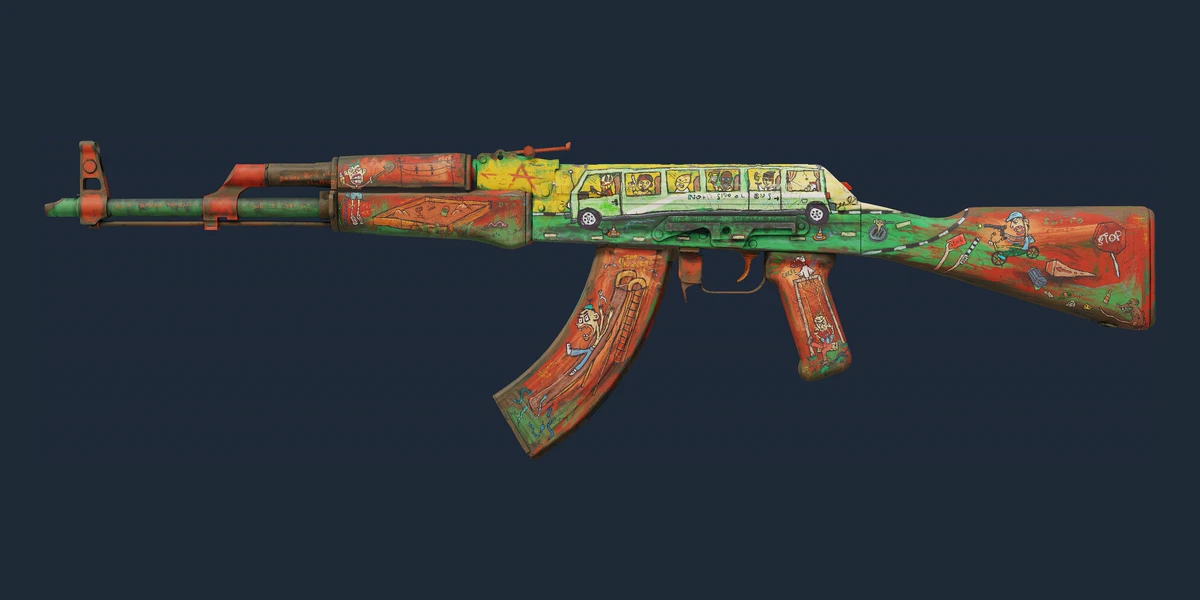 Souvenir AK-47 | The Outsiders (Well-Worn) preview