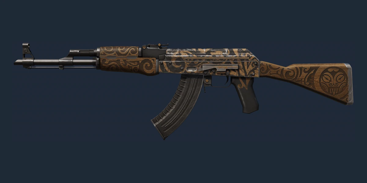 Náhled: AK-47 | Uncharted (Poničený bojem)
