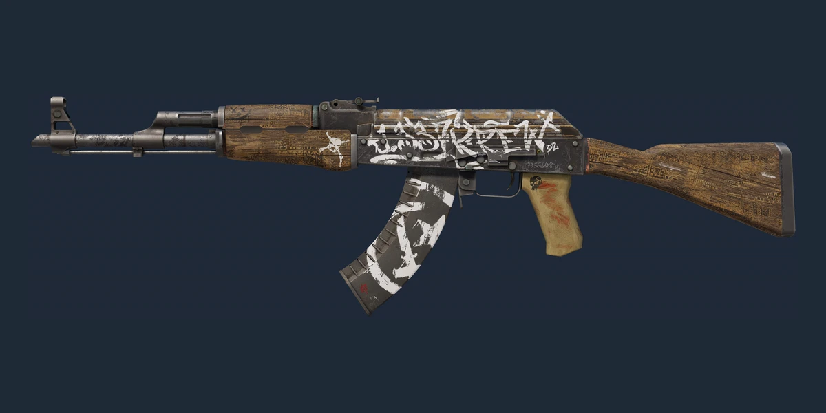 StatTrak™ AK-47 | Wasteland Rebel (Well-Worn) preview