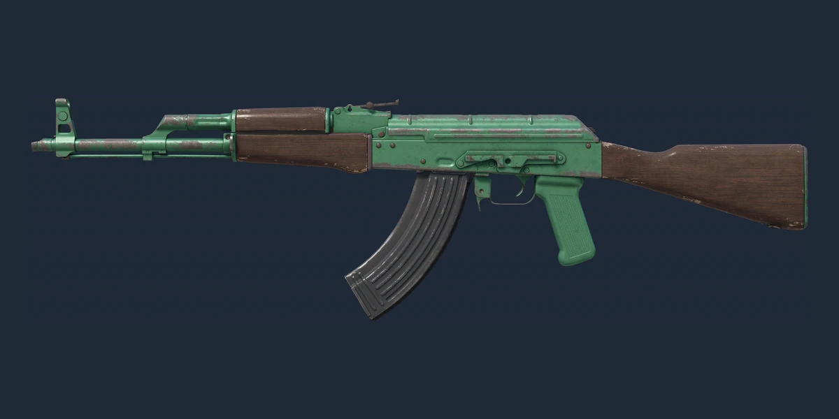 AK-47 | Wintergreen (Well-Worn) preview