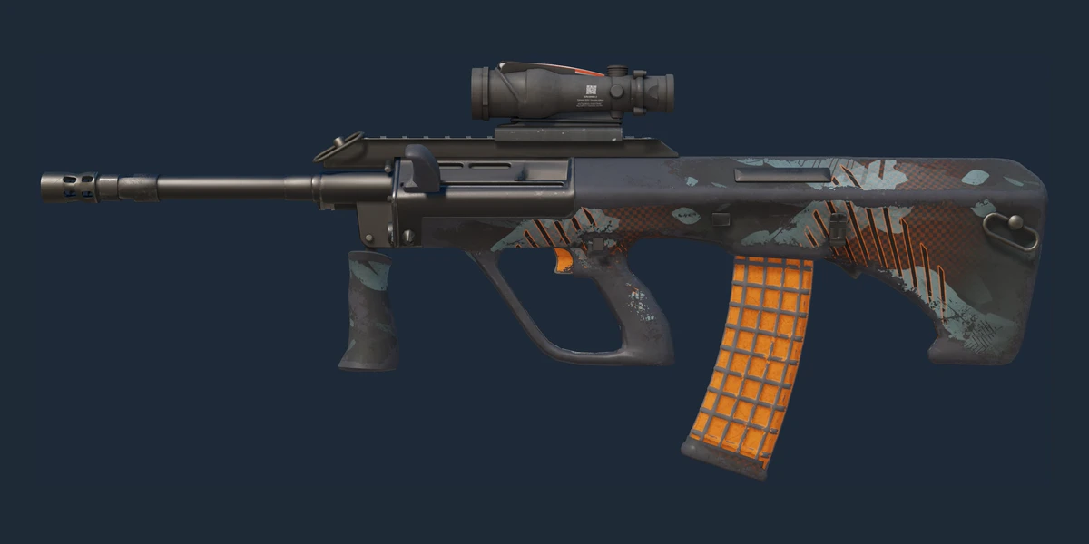 AUG | Amber Slipstream (Well-Worn) preview