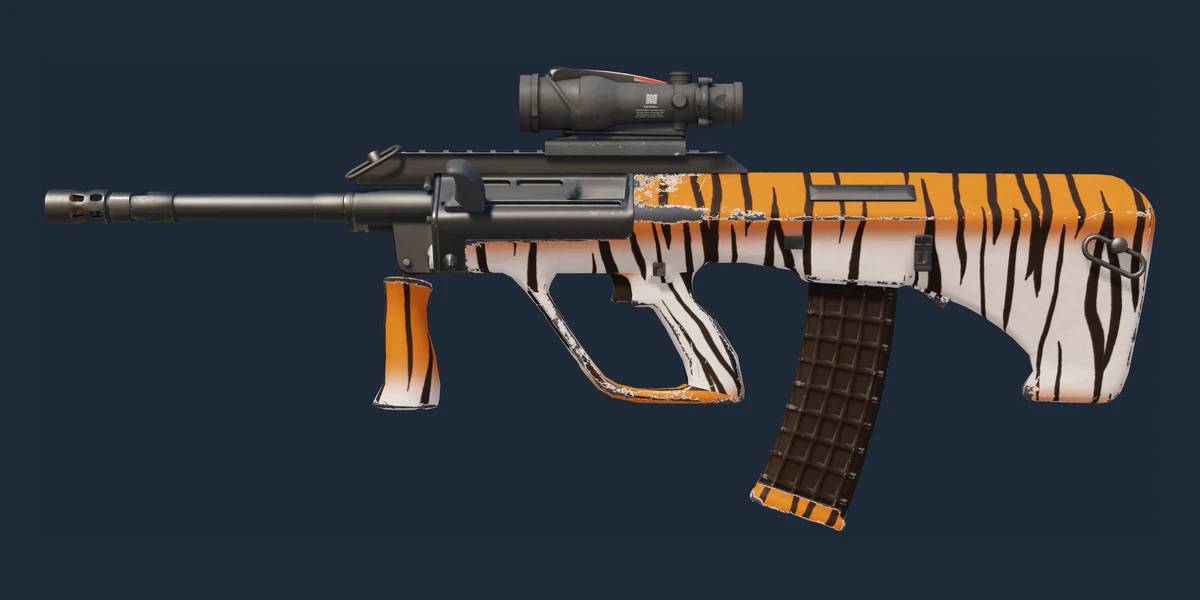 ตัวอย่าง AUG | Bengal Tiger (มีรอยถลอกเล็กน้อย)