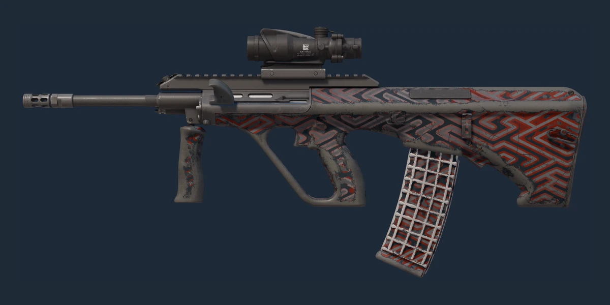 Souvenir AUG | Daedalus (Well-Worn) preview
