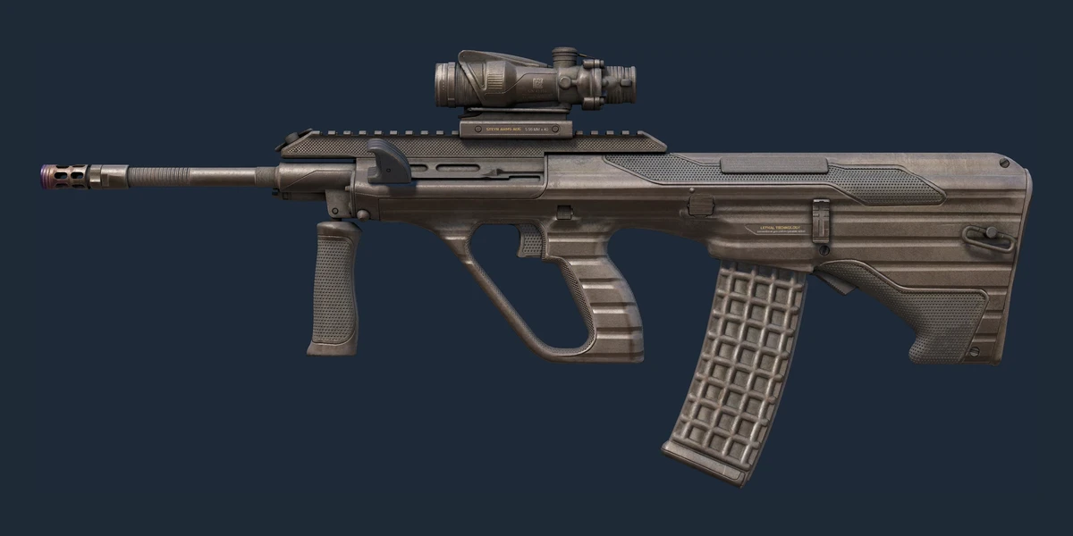 AUG | Steel Sentinel (Battle-Scarred) preview