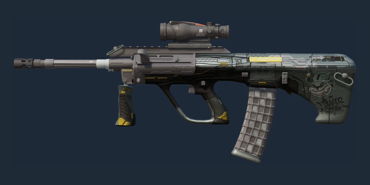 Vista previa de AUG StatTrak™ | Gato malo (Recién fabricado)