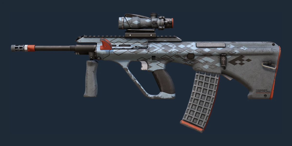 StatTrak™ AUG | Trigger Discipline (Well-Worn) preview
