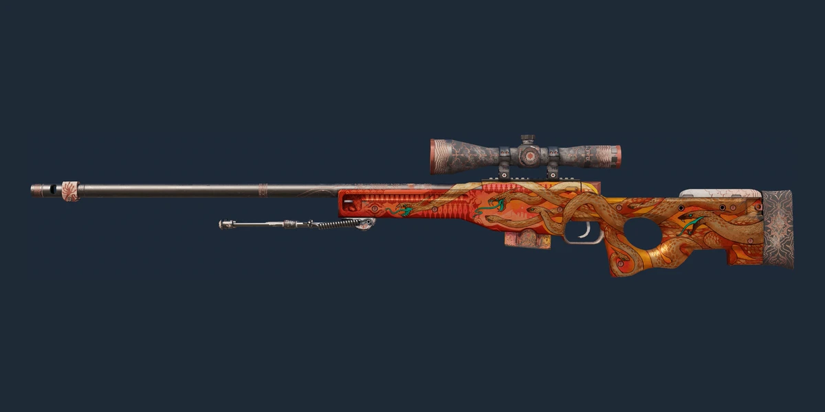 Náhled: AWP | Desert Hydra (Poničený bojem)